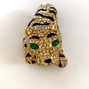 Vintage Ciner Leopard Brooch